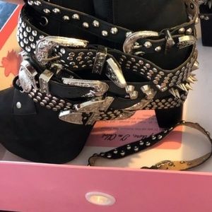 Jeffrey Campbell Lita Strap Booties in size 7